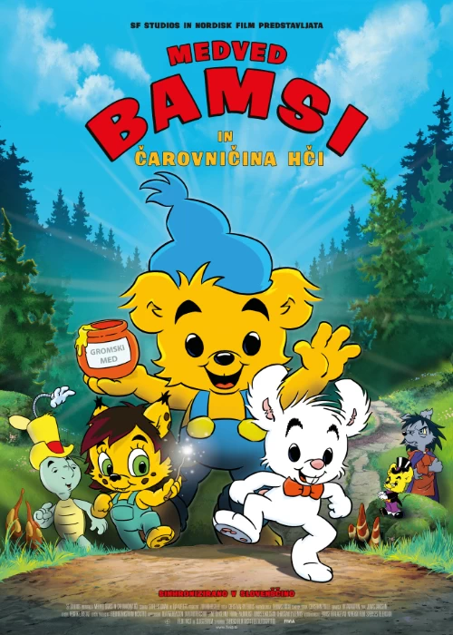prikazan slika Medved Bamsi in čarovničina hči: otroški film in delavnica